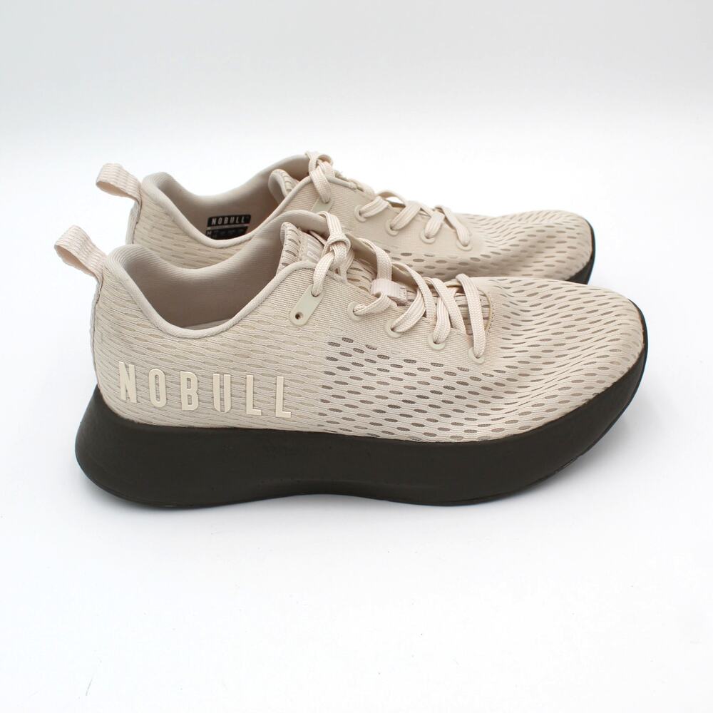 NOBULL Journey Running Shoes Mens 11 White Gray Athletic Trainer Sneakers